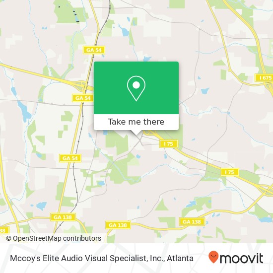 Mapa de Mccoy's Elite Audio Visual Specialist, Inc.