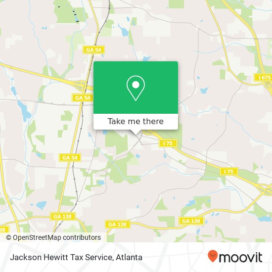 Jackson Hewitt Tax Service map