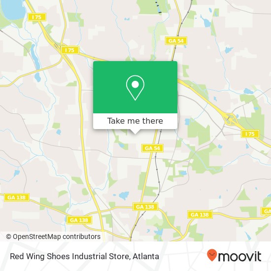Mapa de Red Wing Shoes Industrial Store