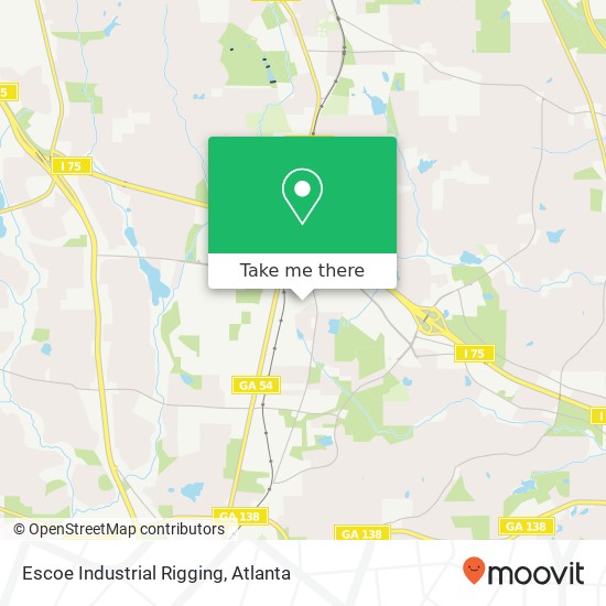Escoe Industrial Rigging map