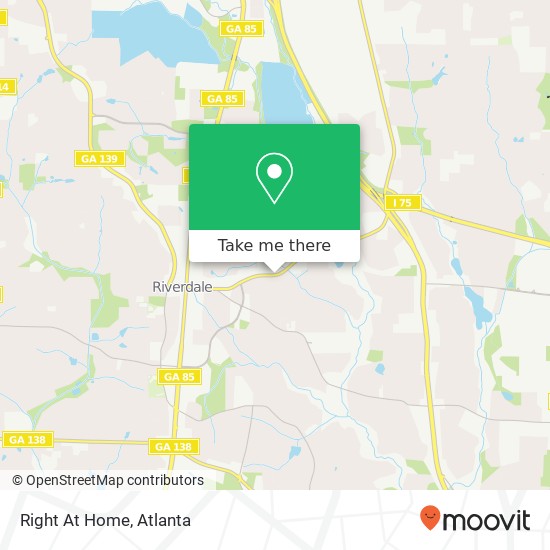 Right At Home map