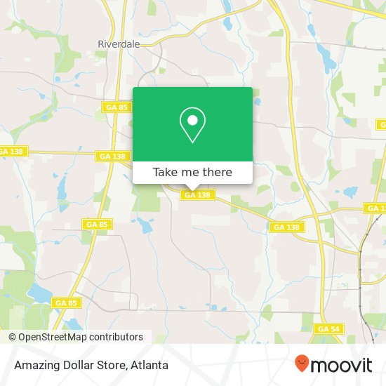 Mapa de Amazing Dollar Store