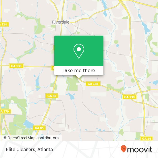 Elite Cleaners map