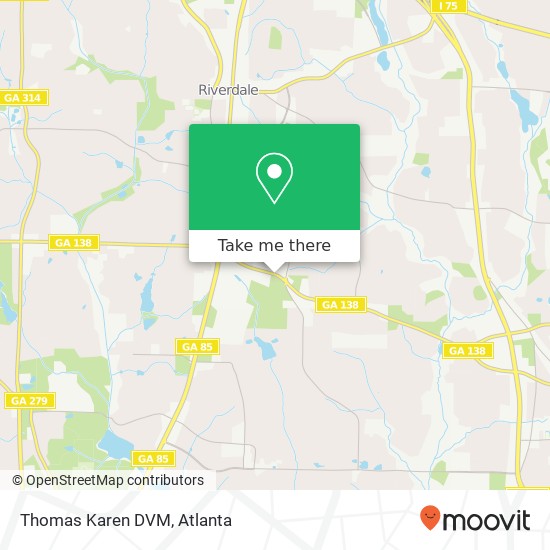 Mapa de Thomas Karen DVM