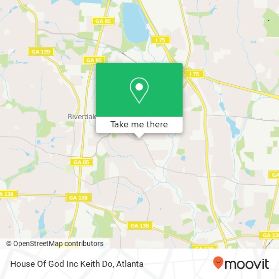 Mapa de House Of God Inc Keith Do
