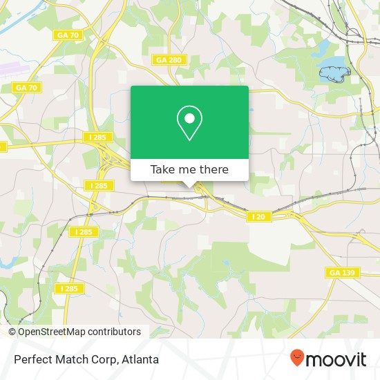 Mapa de Perfect Match Corp