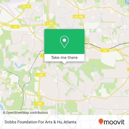 Mapa de Dobbs Foundation For Arts & Hu