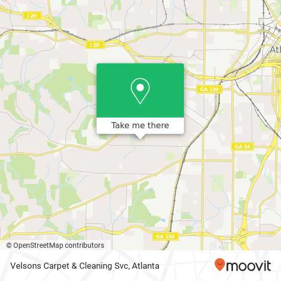 Velsons Carpet & Cleaning Svc map