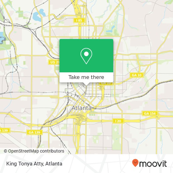 King Tonya Atty map