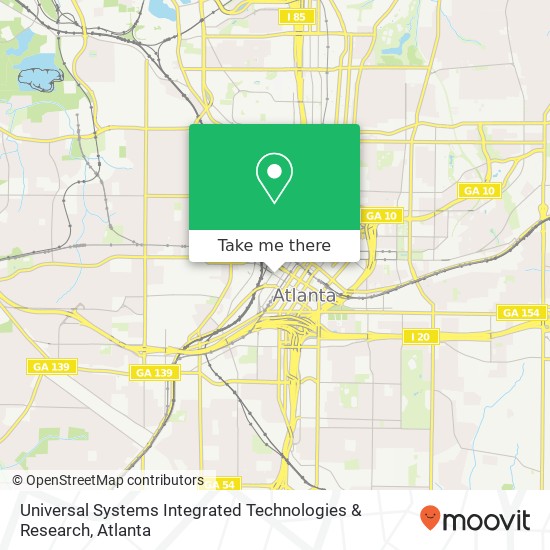 Universal Systems Integrated Technologies & Research map