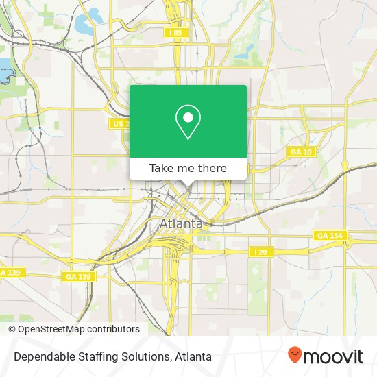 Mapa de Dependable Staffing Solutions