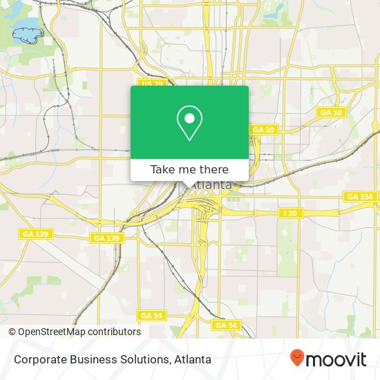 Mapa de Corporate Business Solutions