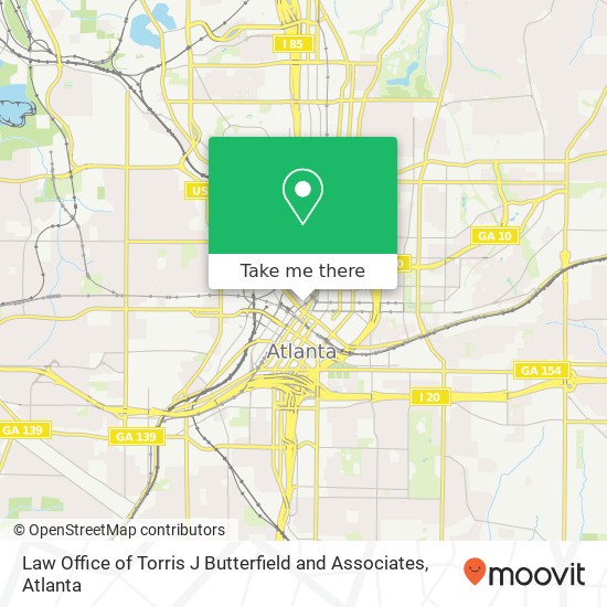 Mapa de Law Office of Torris J Butterfield and Associates