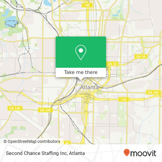 Second Chance Staffing Inc map