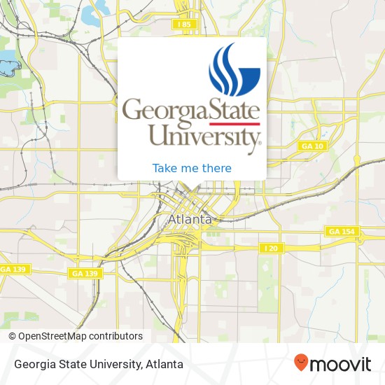 Georgia State University map