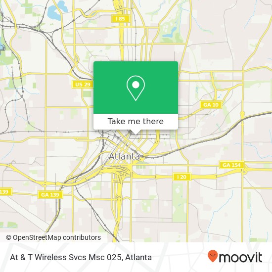 At & T Wireless Svcs Msc 025 map