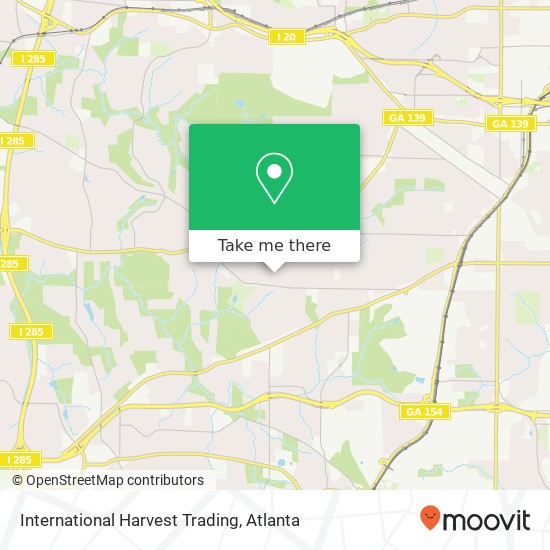 Mapa de International Harvest Trading