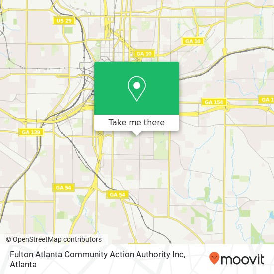 Fulton Atlanta Community Action Authority Inc map