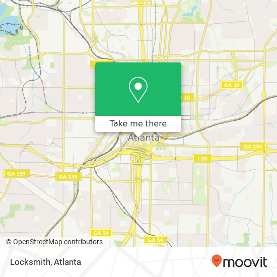 Locksmith map