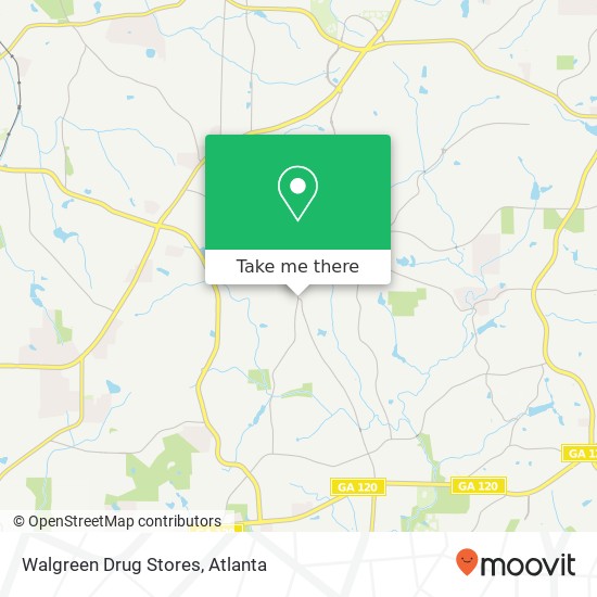 Walgreen Drug Stores map