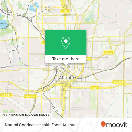 Natural Goodness Health Food map