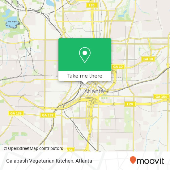 Calabash Vegetarian Kitchen map