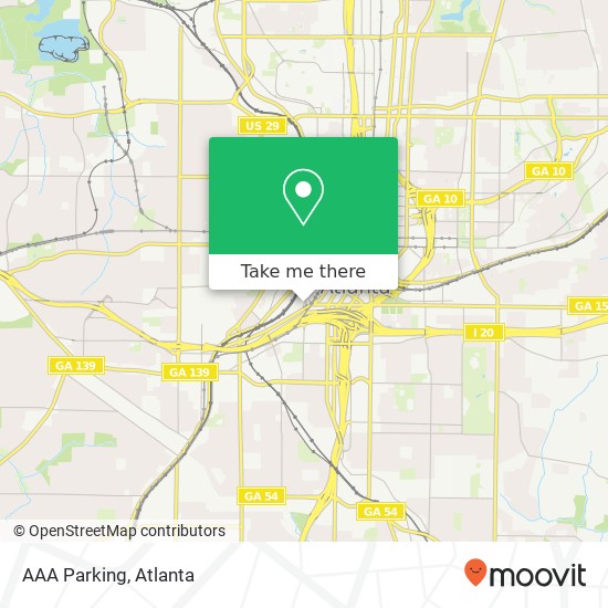 AAA Parking map