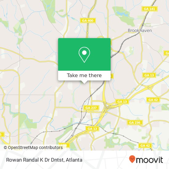 Rowan Randal K Dr Dntst map