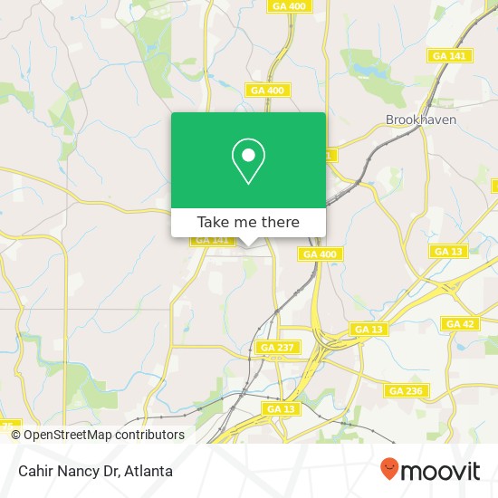 Cahir Nancy Dr map