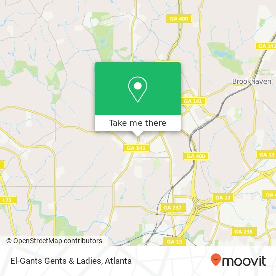 El-Gants Gents & Ladies map