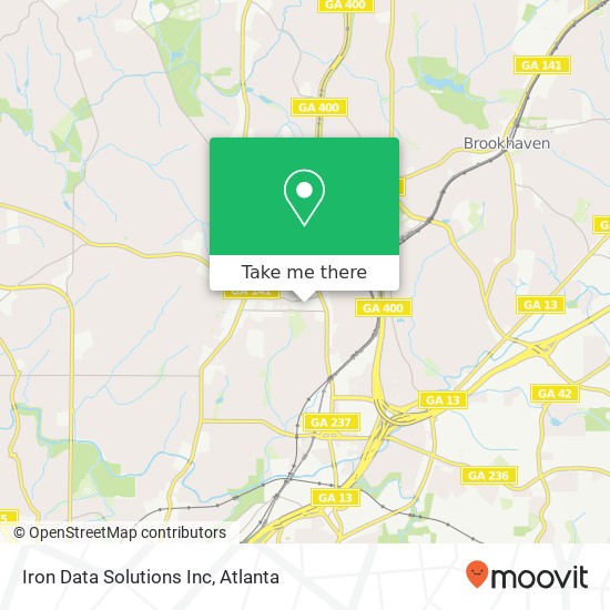 Mapa de Iron Data Solutions Inc