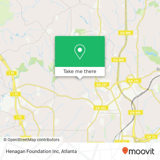 Henagan Foundation Inc map
