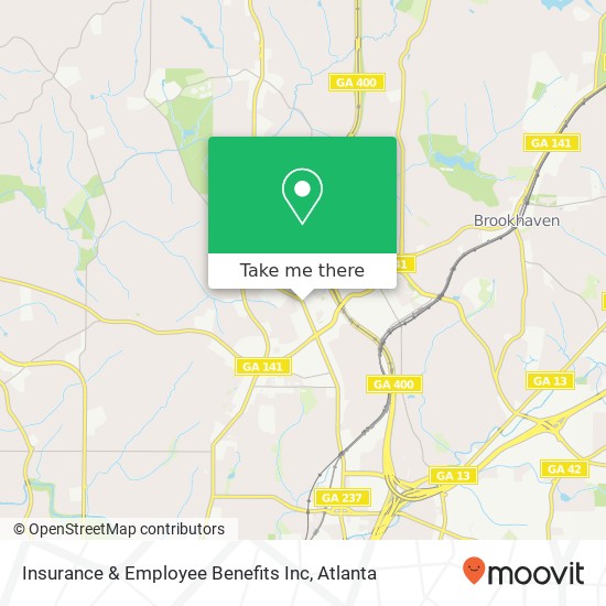 Insurance & Employee Benefits Inc map