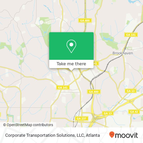 Corporate Transportation Solutions, LLC map