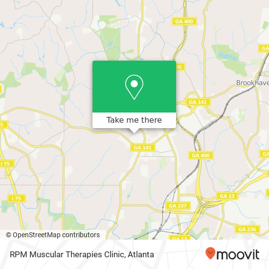 RPM Muscular Therapies Clinic map