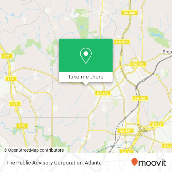 The Public Advisory Corporation map