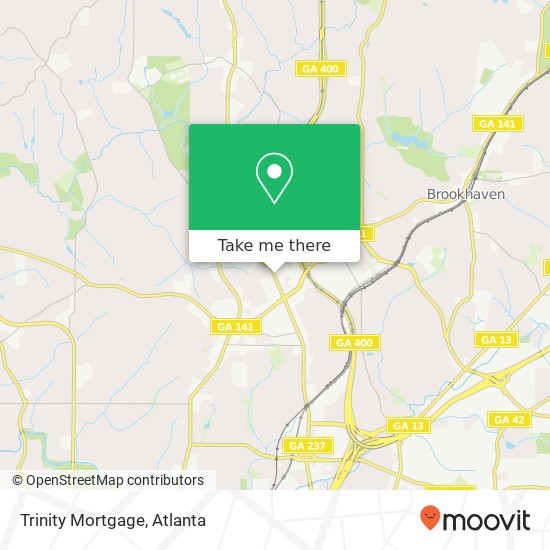 Mapa de Trinity Mortgage