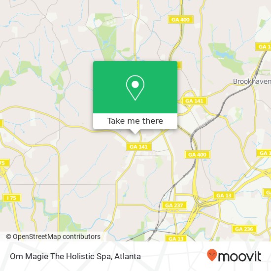 Om Magie The Holistic Spa map