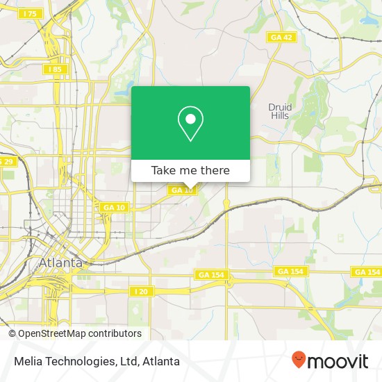 Melia Technologies, Ltd map