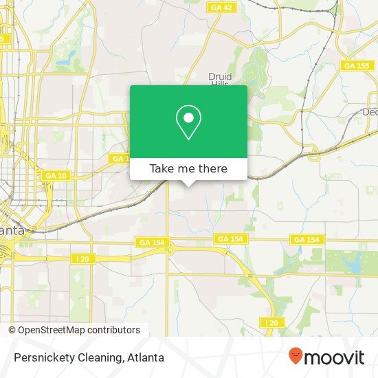 Mapa de Persnickety Cleaning