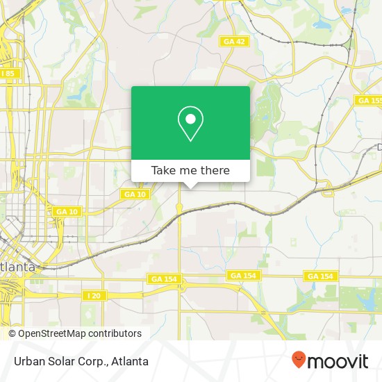 Urban Solar Corp. map