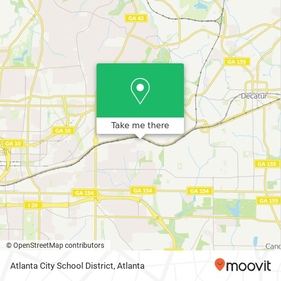 Mapa de Atlanta City School District