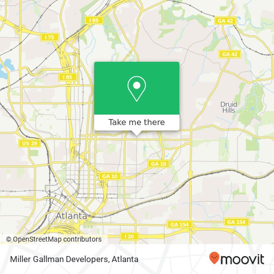 Miller Gallman Developers map