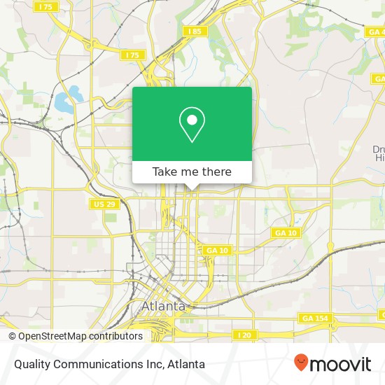 Quality Communications Inc map