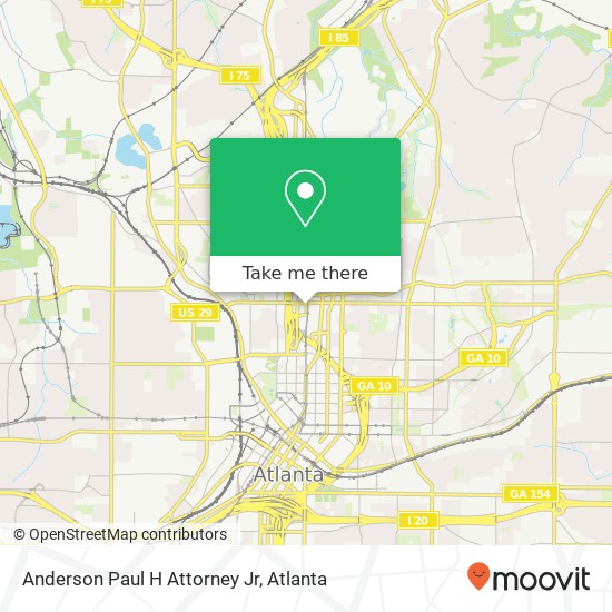 Anderson Paul H Attorney Jr map