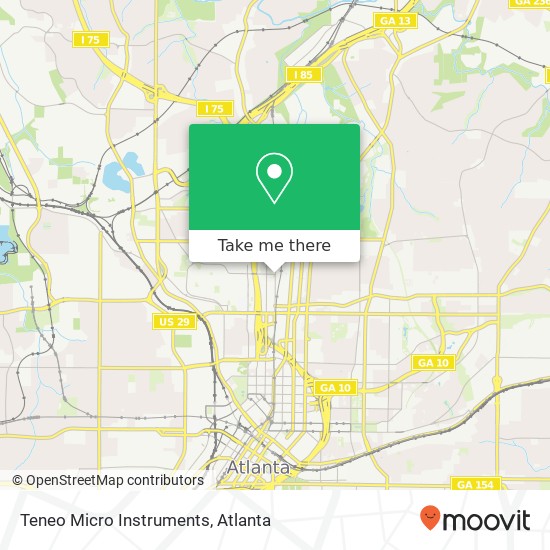 Teneo Micro Instruments map