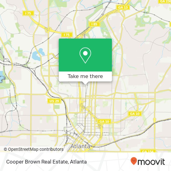 Mapa de Cooper Brown Real Estate