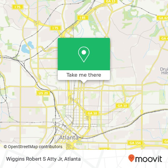 Mapa de Wiggins Robert S Atty Jr