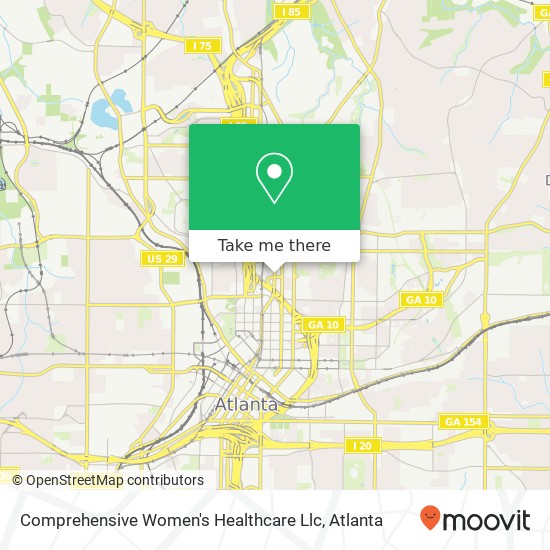 Mapa de Comprehensive Women's Healthcare Llc