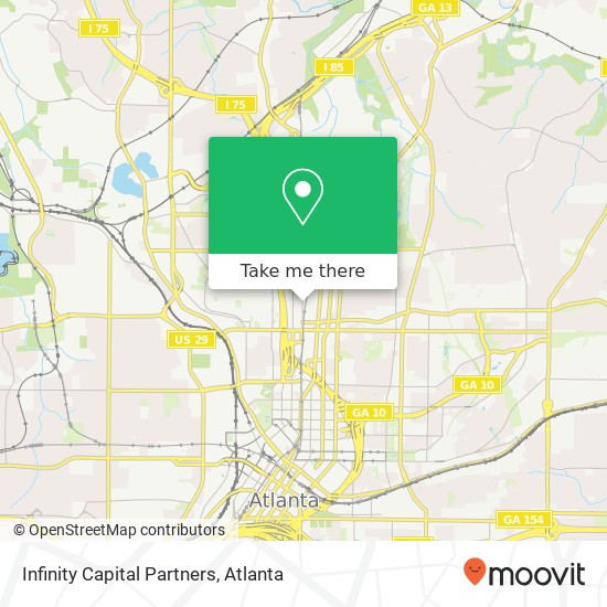 Mapa de Infinity Capital Partners